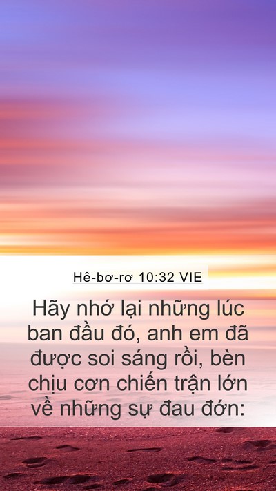 Hê-bơ-rơ 10:32 VIE Bible Verse Image