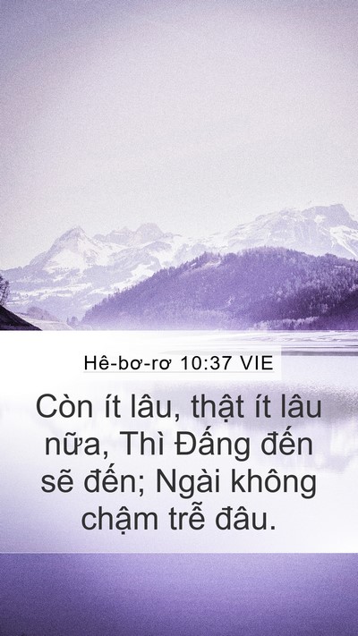 Hê-bơ-rơ 10:37 VIE Bible Verse Image