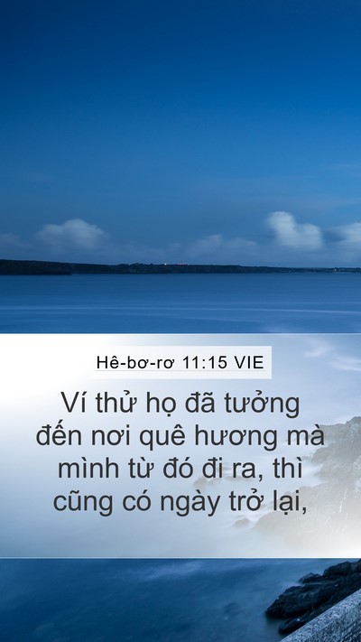 Hê-bơ-rơ 11:15 VIE Bible Verse Image