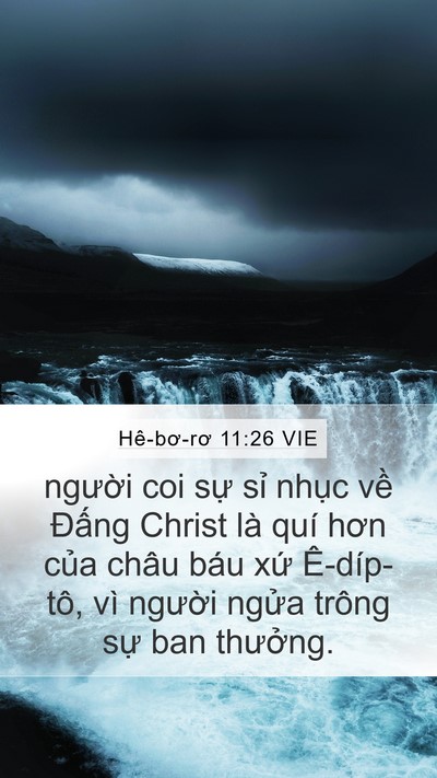 Hê-bơ-rơ 11:26 VIE Bible Verse Image