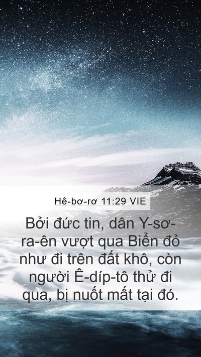 Hê-bơ-rơ 11:29 VIE Bible Verse Image