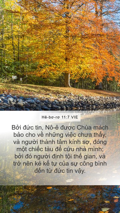 Hê-bơ-rơ 11:7 VIE Bible Verse Image