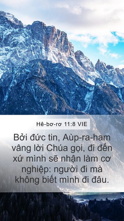 Hê-bơ-rơ 11:8 VIE Bible Verse Image