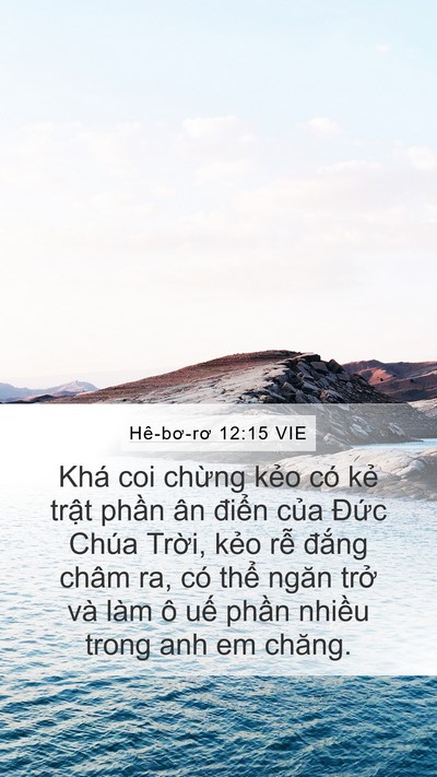 Hê-bơ-rơ 12:15 VIE Bible Verse Image