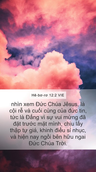 Hê-bơ-rơ 12:2 VIE Bible Verse Image