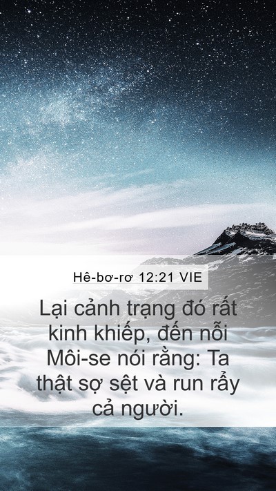 Hê-bơ-rơ 12:21 VIE Bible Verse Image