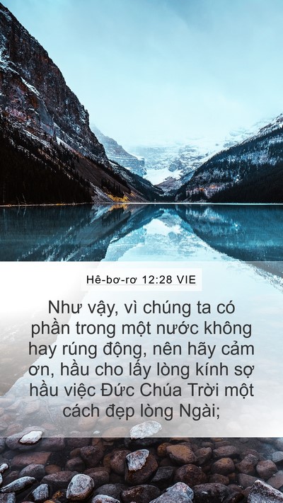 Hê-bơ-rơ 12:28 VIE Bible Verse Image