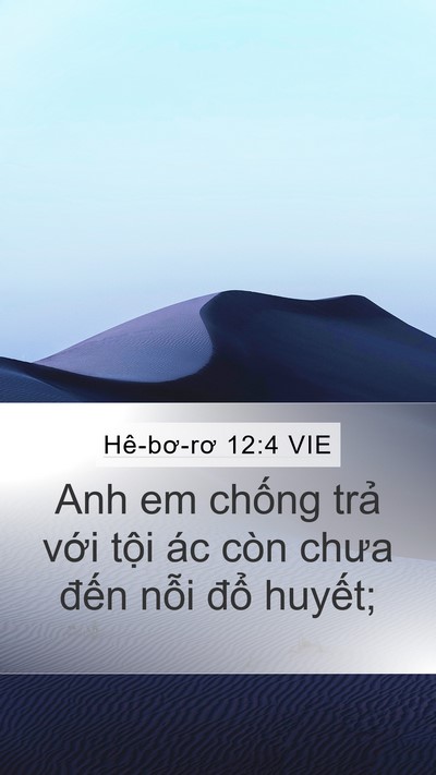 Hê-bơ-rơ 12:4 VIE Bible Verse Image