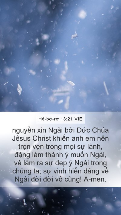 Hê-bơ-rơ 13:21 VIE Bible Verse Image