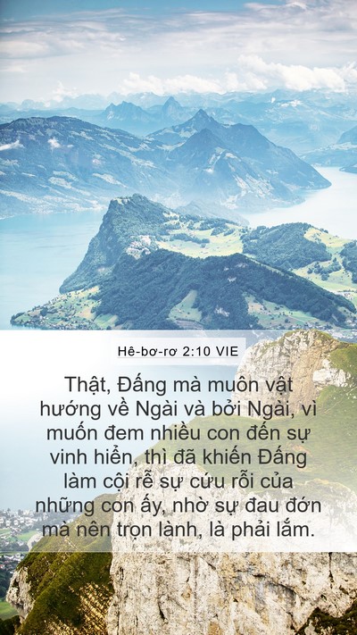 Hê-bơ-rơ 2:10 VIE Bible Verse Image
