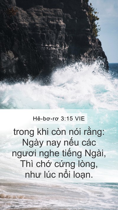 Hê-bơ-rơ 3:15 VIE Bible Verse Image