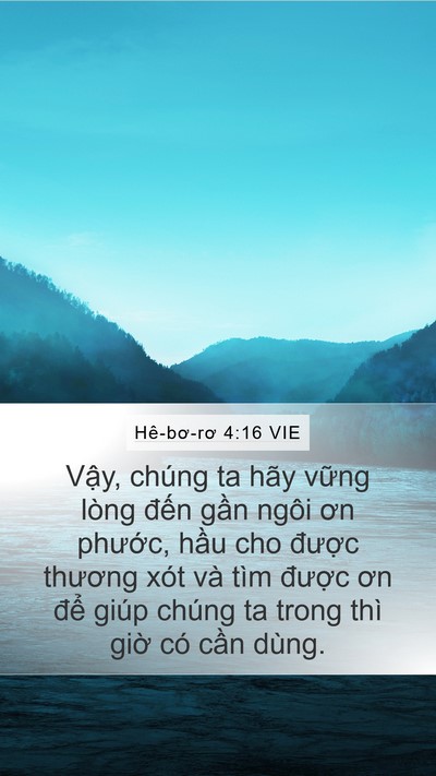 Hê-bơ-rơ 4:16 VIE Bible Verse Image