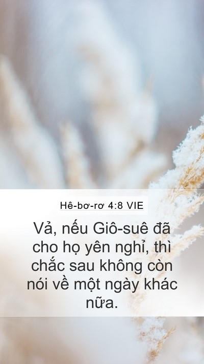 Hê-bơ-rơ 4:8 VIE Bible Verse Image