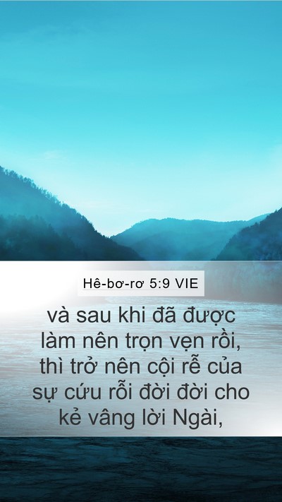 Hê-bơ-rơ 5:9 VIE Bible Verse Image