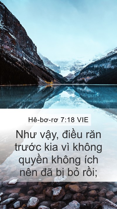 Hê-bơ-rơ 7:18 VIE Bible Verse Image