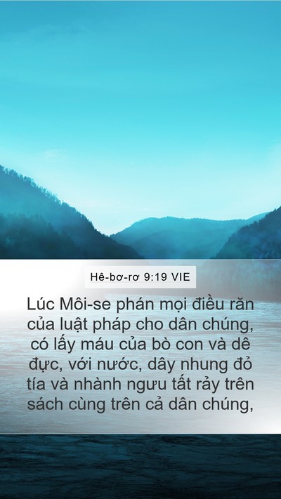 Hê-bơ-rơ 9:19 VIE Bible Verse Image