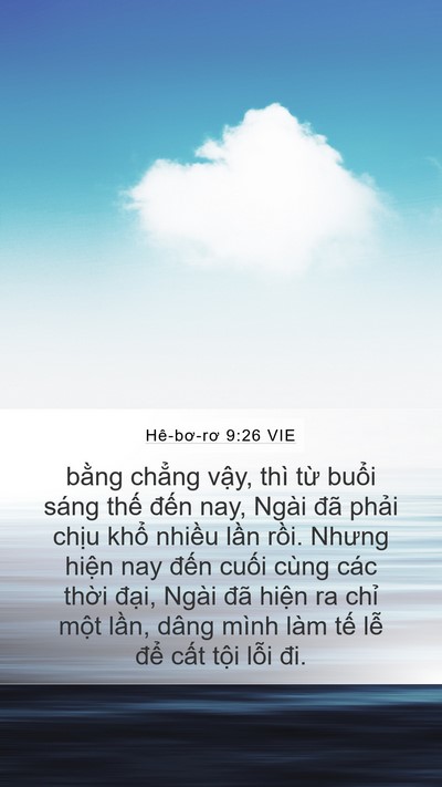 Hê-bơ-rơ 9:26 VIE Bible Verse Image
