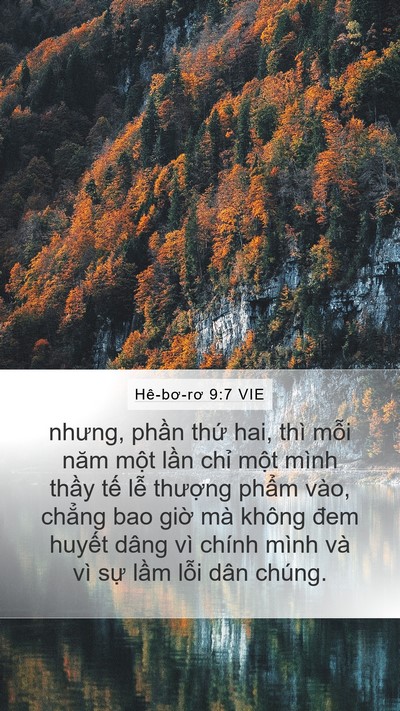 Hê-bơ-rơ 9:7 VIE Bible Verse Image