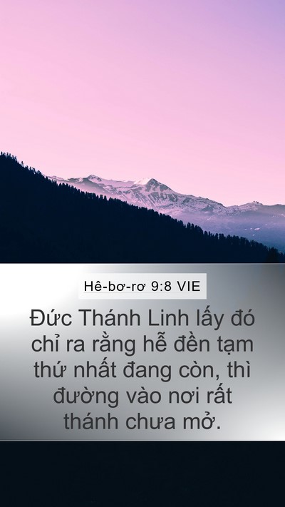 Hê-bơ-rơ 9:8 VIE Bible Verse Image