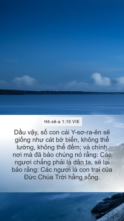 Hô-sê-a 1:10 VIE Bible Verse Image