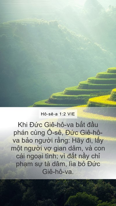 Hô-sê-a 1:2 VIE Bible Verse Image