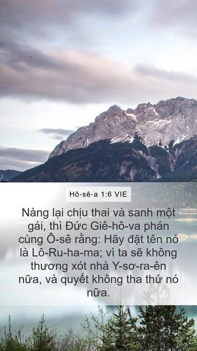 Hô-sê-a 1:6 VIE Bible Verse Image