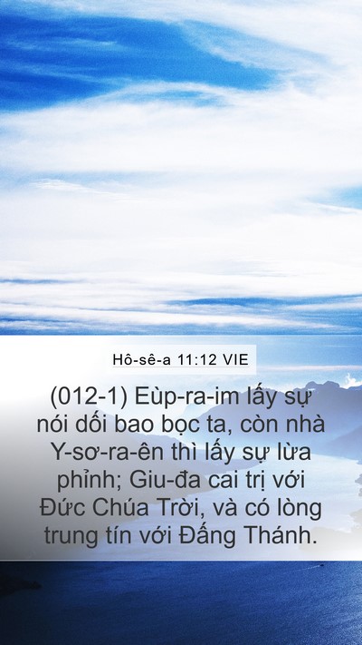 Hô-sê-a 11:12 VIE Bible Verse Image