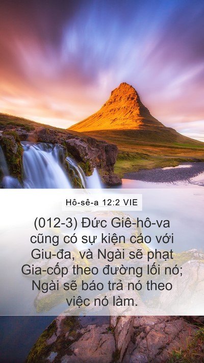 Hô-sê-a 12:2 VIE Bible Verse Image