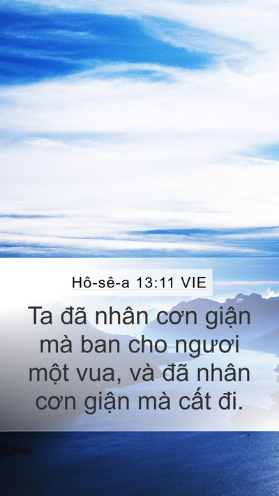 Hô-sê-a 13:11 VIE Bible Verse Image