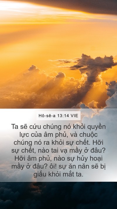 Hô-sê-a 13:14 VIE Bible Verse Image