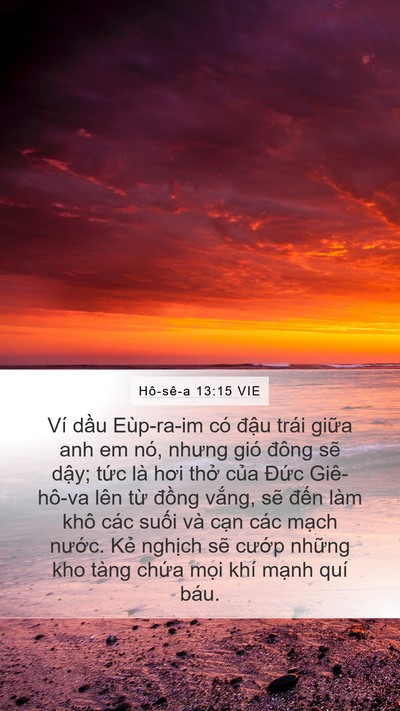 Hô-sê-a 13:15 VIE Bible Verse Image