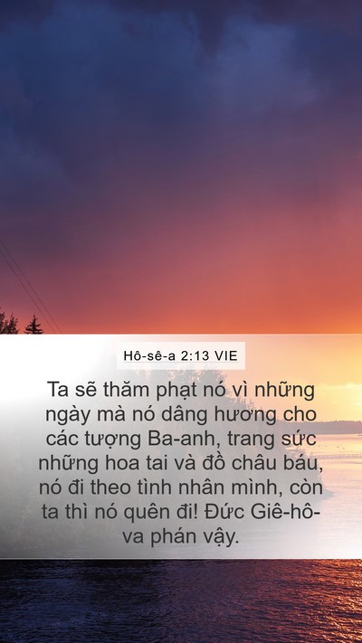 Hô-sê-a 2:13 VIE Bible Verse Image
