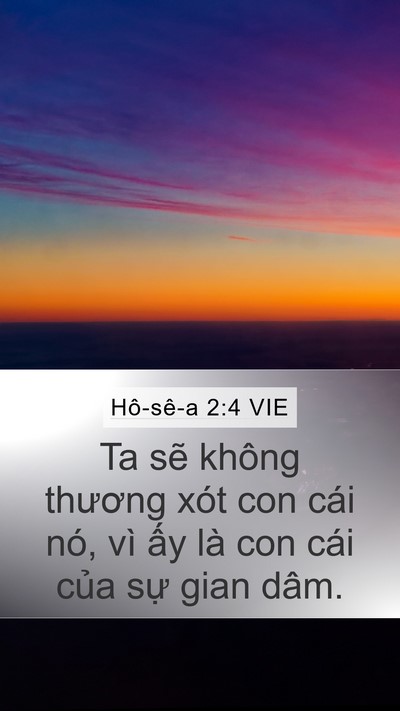 Hô-sê-a 2:4 VIE Bible Verse Image