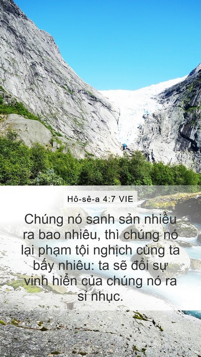 Hô-sê-a 4:7 VIE Bible Verse Image