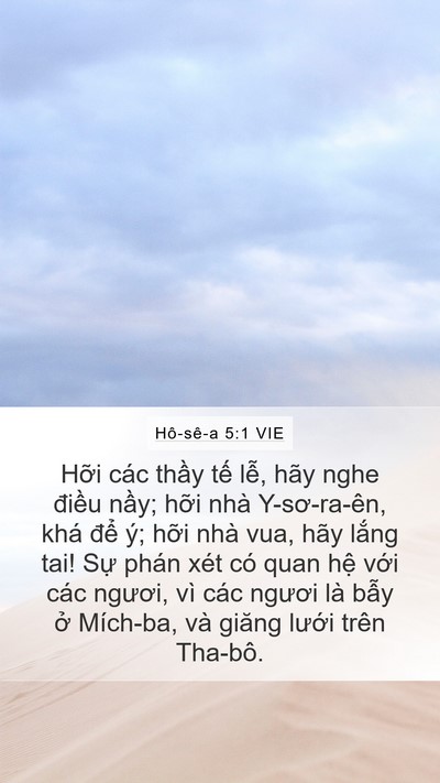 Hô-sê-a 5:1 VIE Bible Verse Image