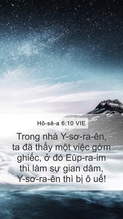 Hô-sê-a 6:10 VIE Bible Verse Image