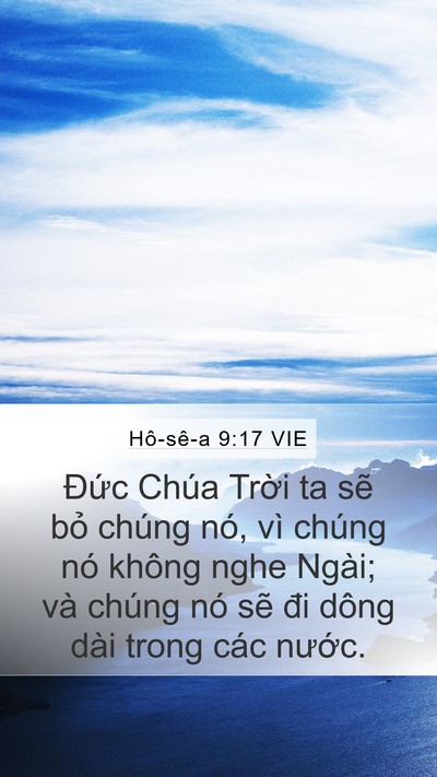 Hô-sê-a 9:17 VIE Bible Verse Image