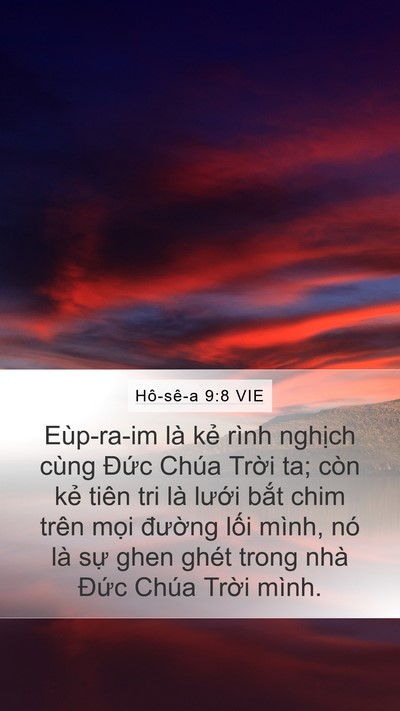 Hô-sê-a 9:8 VIE Bible Verse Image