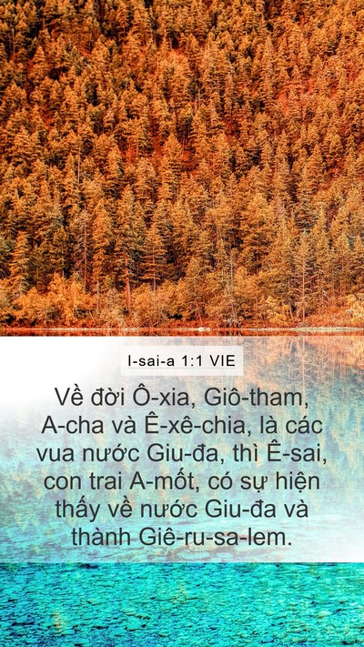I-sai-a 1:1 VIE Bible Verse Image