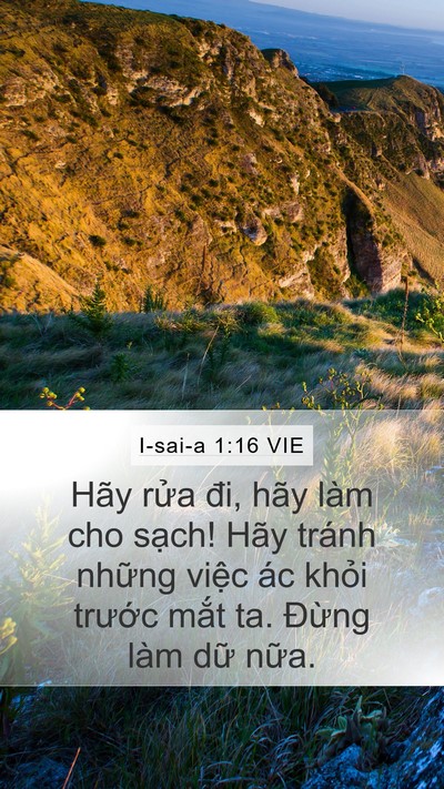 I-sai-a 1:16 VIE Bible Verse Image
