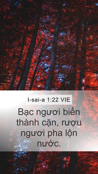 I-sai-a 1:22 VIE Bible Verse Image