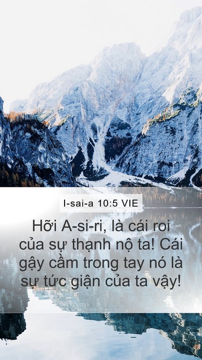 I-sai-a 10:5 VIE Bible Verse Image