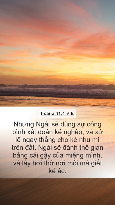 I-sai-a 11:4 VIE Bible Verse Image