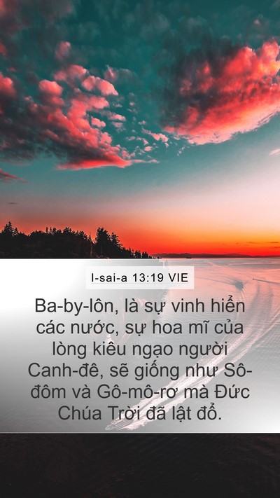 I-sai-a 13:19 VIE Bible Verse Image