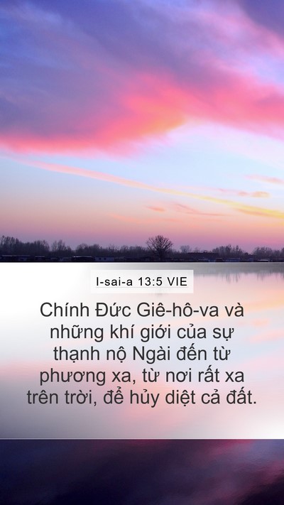 I-sai-a 13:5 VIE Bible Verse Image