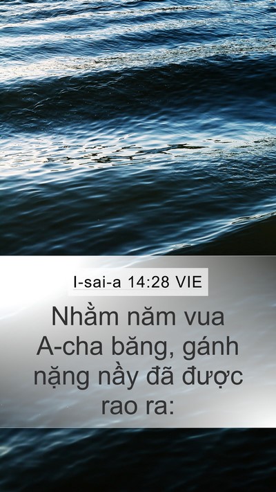 I-sai-a 14:28 VIE Bible Verse Image
