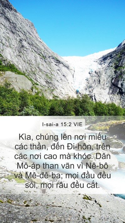 I-sai-a 15:2 VIE Bible Verse Image