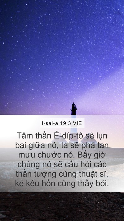 I-sai-a 19:3 VIE Bible Verse Image