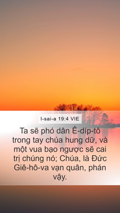 I-sai-a 19:4 VIE Bible Verse Image