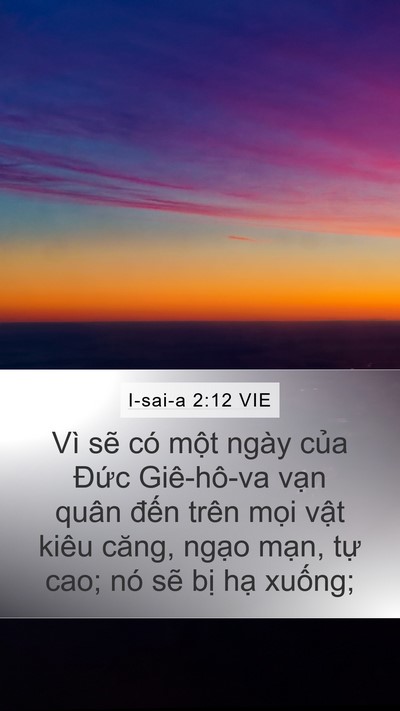 I-sai-a 2:12 VIE Bible Verse Image